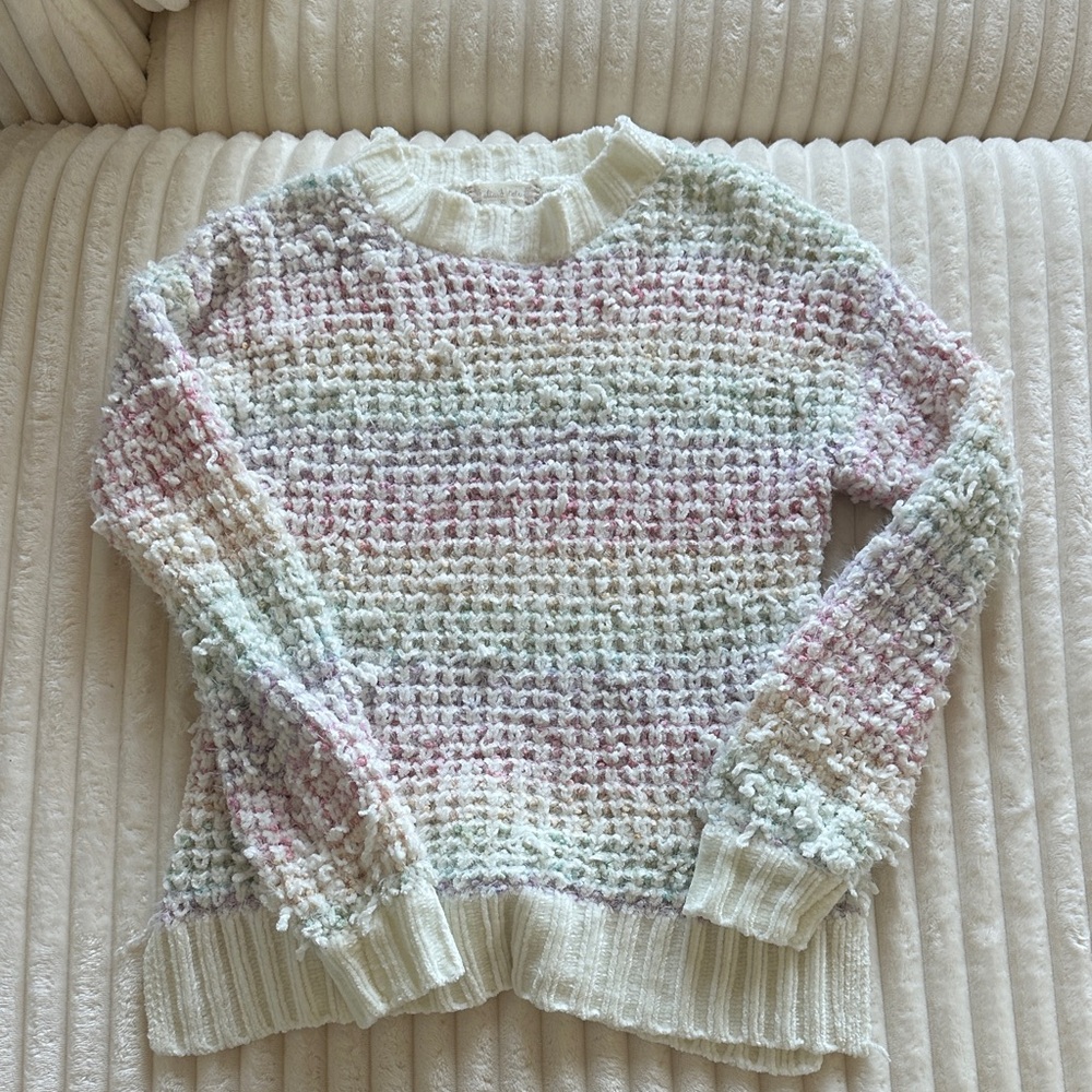 Altar'd State Pastel Textured Sweater